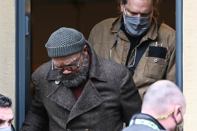 Samuel L Jackson leaves Pride and Provenance in Halifax. Photo by Adam Vaughan