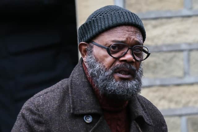 Hollywood legend Samuel L Jackson in Halifax for Marvel filming. Photo by Adam Vaughan