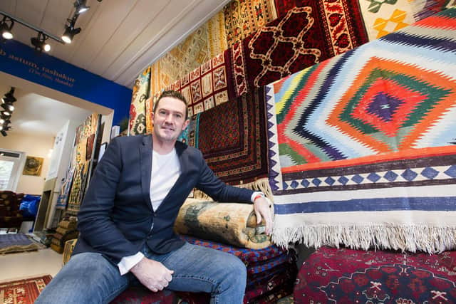 Afghan Rug Shop owner James Wilthew