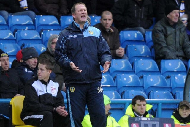 Simon Grayson is pictured in his last game in charge of Leeds United at Elland Road. The February 2, 2012 edition featured a round-up of Leeds United affairs, including the sacking of the manager with youth team boss Neil Redfearn about to take over as caretaker.