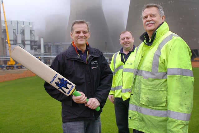 Ferrybridge C Power Station Cricket Club was on the lookout for new players with a new pavilion and pitch about to be opened at their ground. Pictured are Keith Lumb, Jon Storey and Steve Walters.