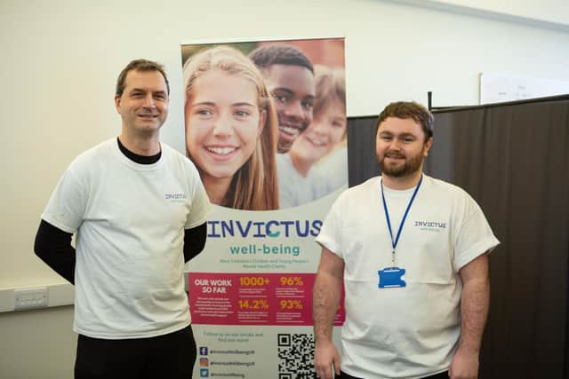 Invictus Wellbeing founder Chris Georgiou and Chief Executive Danny Hutchinson