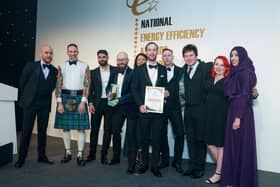 YES Energy Solutions with their award