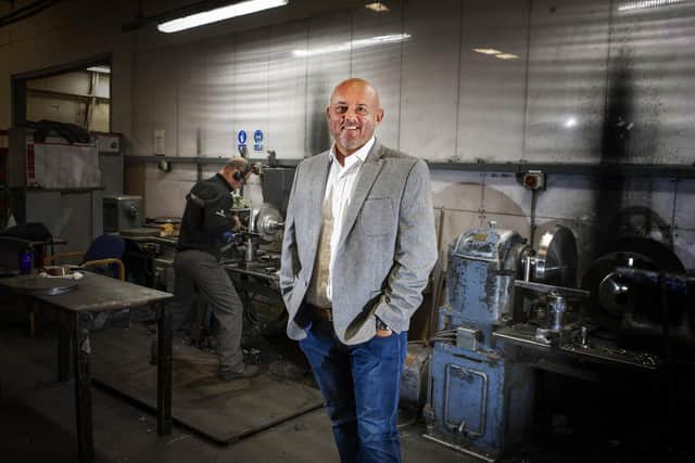 Stephen Lawlor, managing director of Calder Metal Spinning, is building up a group through acquisitions. Picture: Tony Johnson