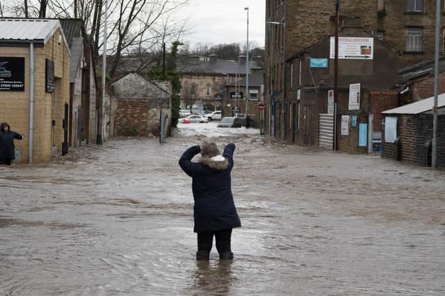 Flooding in Brighouse after Storm Ciara (Picture Steven Lord)