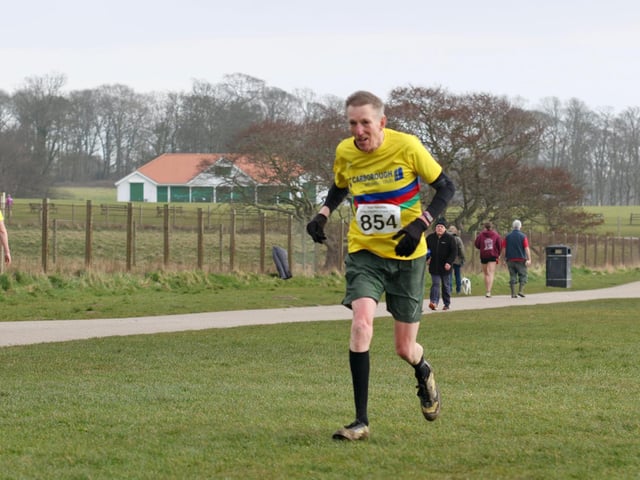 A Scarborough AC athlete in action at the East Yorkshire Cross Country League fixture at Sewerby

Photo by TCF Photography