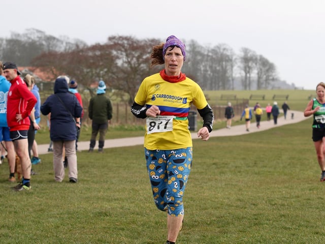 A Scarborough AC athlete in action at the East Yorkshire Cross Country League fixture at Sewerby

Photo by TCF Photography