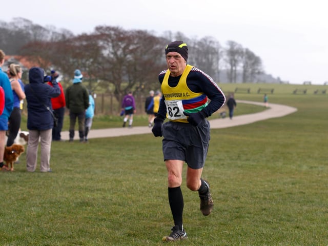 A Scarborough AC athlete in action at the East Yorkshire Cross Country League fixture at Sewerby

Photo by TCF Photography