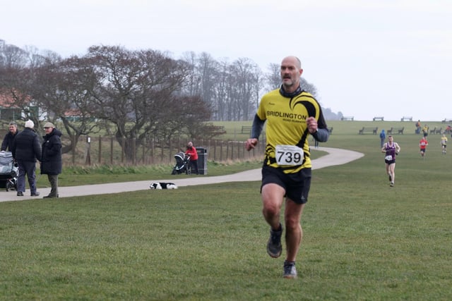Alan Feldberg, of Bridlington Road Runners, in action at the East Yorkshire Cross Country League fixture at Sewerby

Photo by TCF Photography