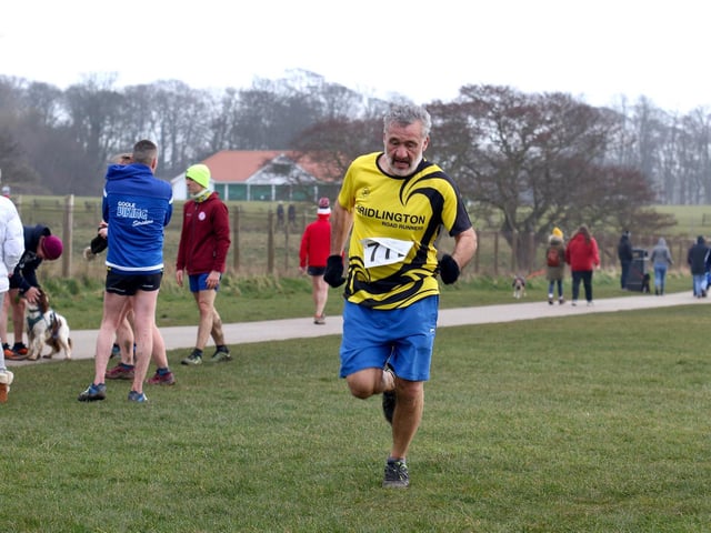 A Bridlington athlete in action at the East Yorkshire Cross Country League fixture at Sewerby
Photo by TCF Photography