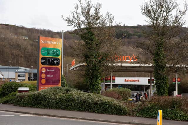 Sainsbury's service station, Halifax (prices correct as of Mar 15)
