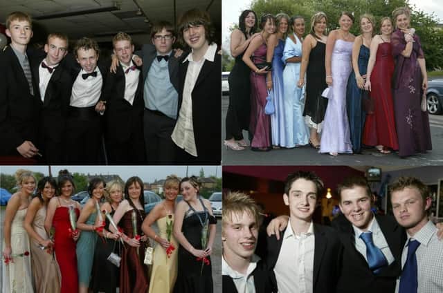 29 photos of high school proms in Calderdale between 2003 and 2006