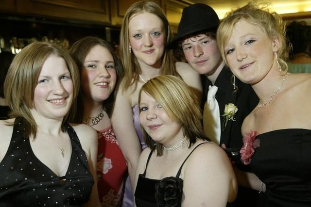 Year 11 prom of Ryburn Valley High School back in 2004.