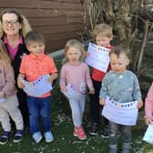 The youngsters from Welcome Nurseries Greetland