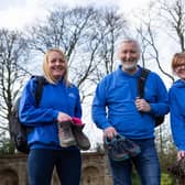 Paula Biggs, Dom Furby and Jo Core from Calderdale SmartMove are urging people to join them for the Yorkshire Three Peaks challenge.
