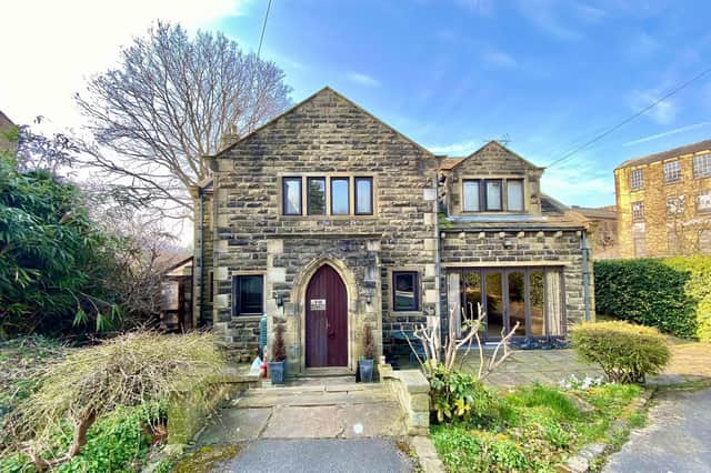 A front view of the Calderdale property