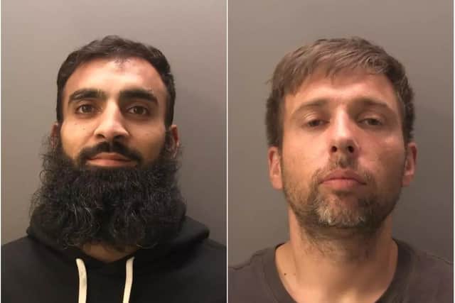 Abaas Ali, 31, of Lower Edge Road, Brighouse, and Simon Harrison, 36, of Furness Drive, Illingworth