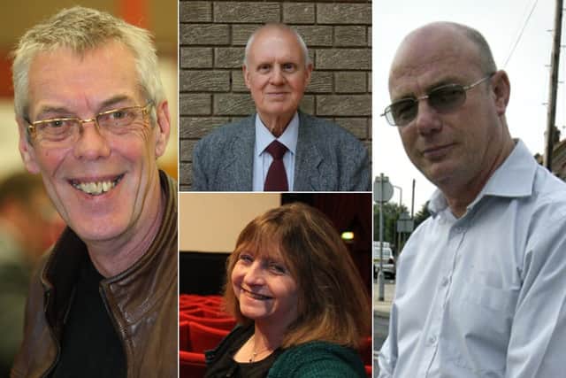 Councillor Colin Raistrick, Coun Bob Metcalfe, Coun Susan Press and Coun Bryan Smith