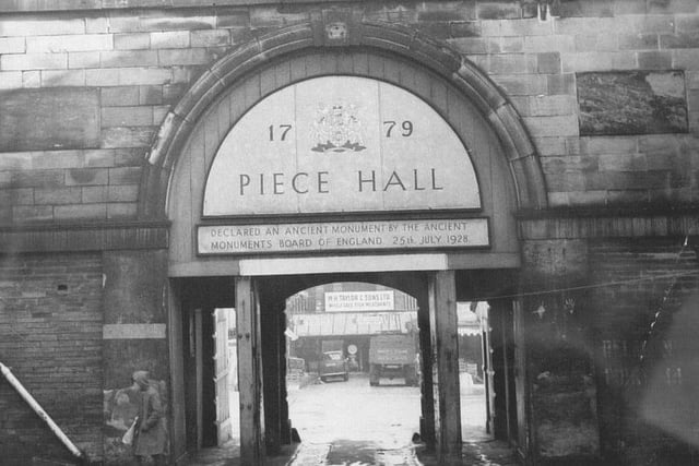 The Piece Hall, Halifax, back in 1964.