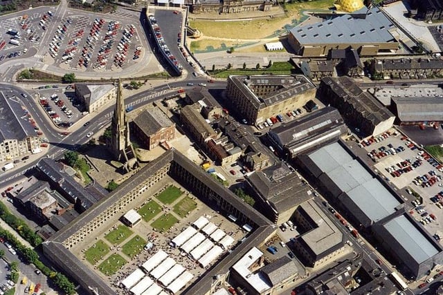 An aerial view of Halifax in the 1990s.