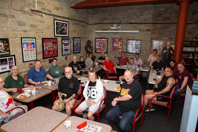 Cafe Sports at Ladyship Mills prepared a breakfast for veterans before the sleep out