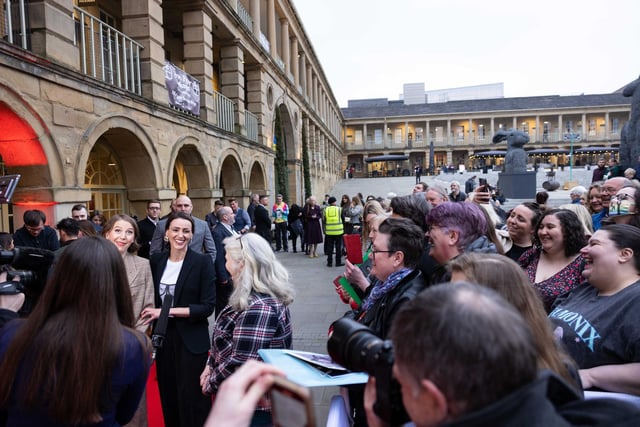 BBC's Gentleman Jack premiere at Square Chapel and the Piece Hall, Halifax