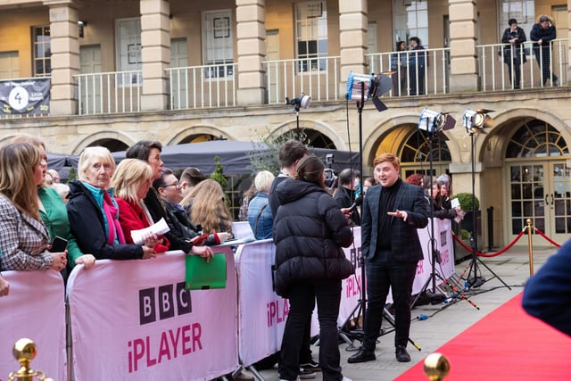 BBC's Gentleman Jack premiere at Square Chapel and the Piece Hall, Halifax