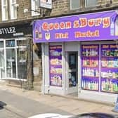 Queens Bury Mini Market in Queensbury, which has spelled the name of the village wrong in its frontage