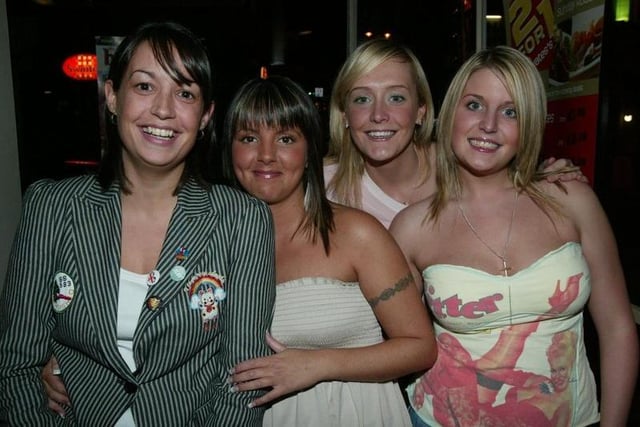Ashley, Amy, Jemma and Claire.