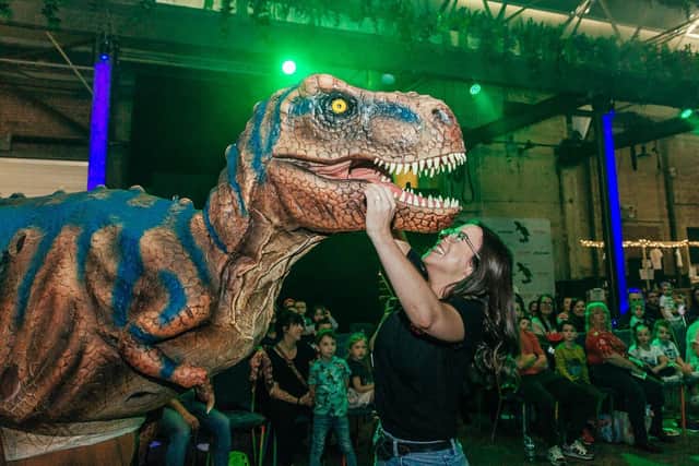 Fun for all the family at Square Chapel Arts Centre this Easter with a couple of grim sisters, huge dinosaurs, and girl power with hot wheels skaters