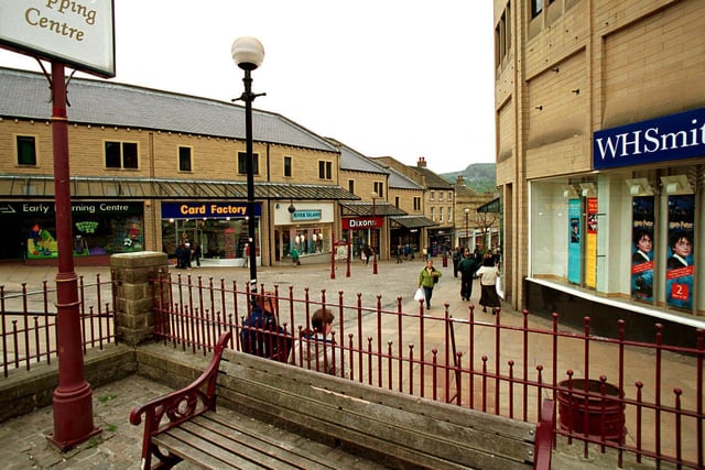 The shops in Woolshops have changed over the years, as this picture from 2002 shows.