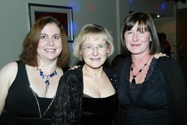 Christmas party in 2009 with a motown music theme at Holiday Inn, Clifton. Pictured (from left) are Sarah, Christine and Barbara