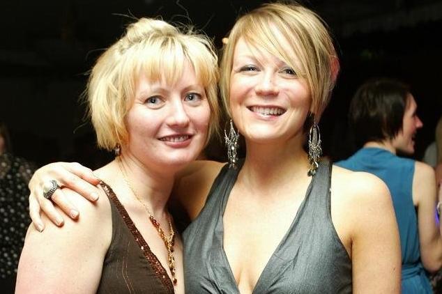Christmas party in 2009 with a motown music theme at Holiday Inn, Clifton. Pictured (from left) are Marie and Sarah