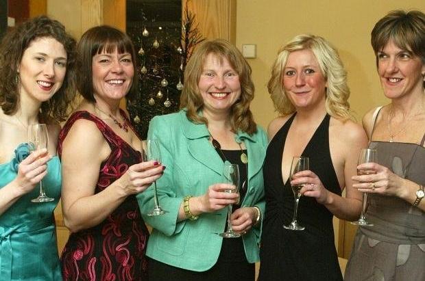 Christmas parties back in 2008 at Berties, Elland Pictured are the team from Colden School, Colden, Hebden Bridge.