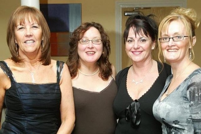 Christmas parties in 2008 at Berties, Elland. Pictured are the team from Boltons Harrisons, (from left) are Sandra, Debbie, Yvonne  and Dawn