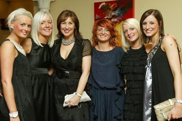 Christmas parties in 2008 at Berties, Elland. Pictured are the team from Pure Heath and Beauty, (from left) are:- Sarah, Laura, Linda, Kelly, Claire and Laura.