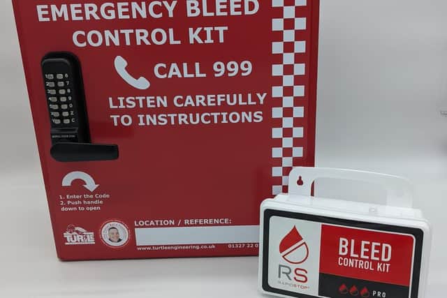 The bleed control kits are aimed at saving lives. Photo from Turtle Engineering Ltd.
