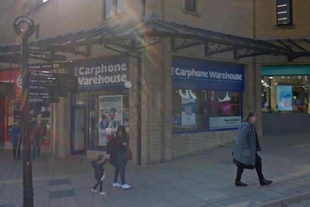The Carphone Warehouse no longer stands on Woolshops in Halifax. It closed its doors in recent years.
