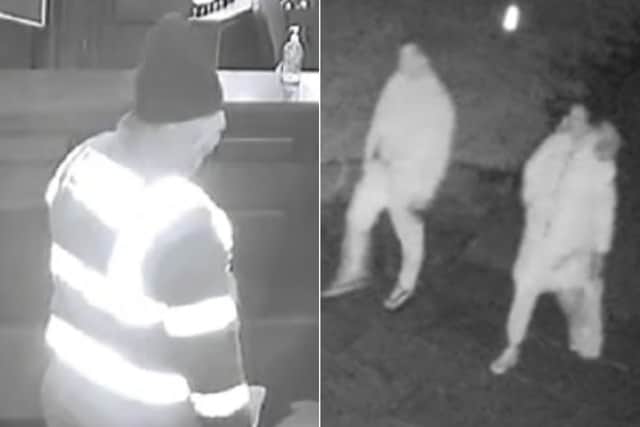 CCTV of the robbery suspects