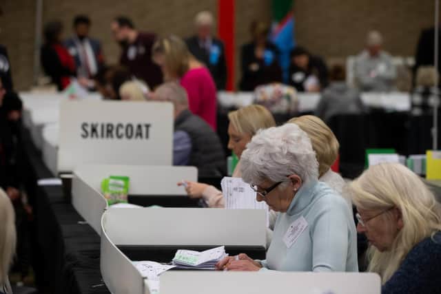 Election count in Calderdale
