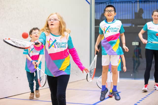 Squash Stars will introduce children aged 5 to 11-years-old to the fun game of squash. Picture: Stuart Key