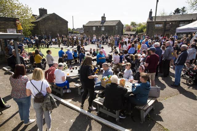 Visitors have been flocking to the village for the event