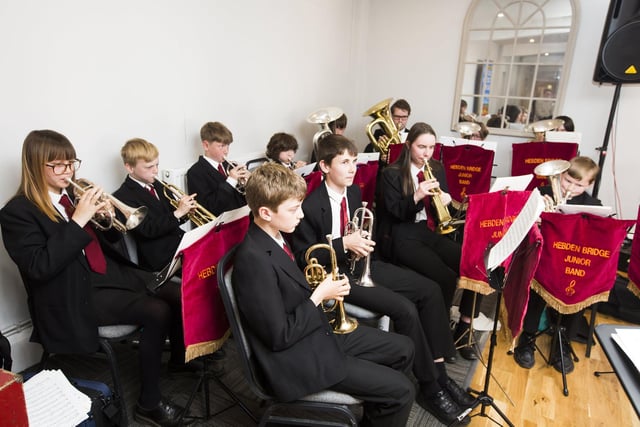 Hebden Bridge Junior Band provided entertainment at the contest