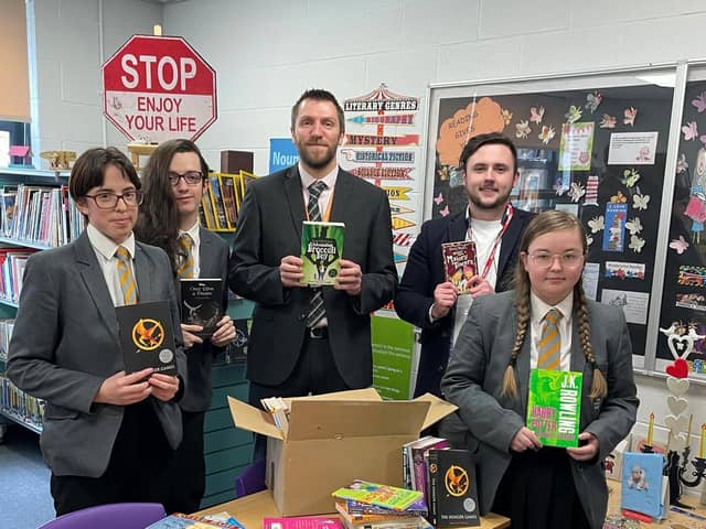 Trinity Academy Bradford has received a donation of 800 books from We Buy Books