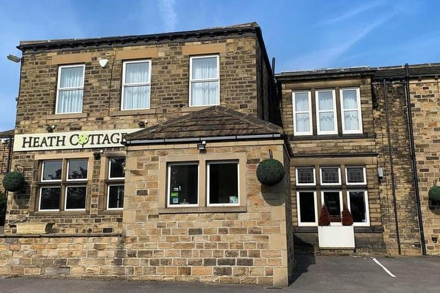 Heath Cottage Hotel, Wakefield Road, Dewsbury. "This delightful former coaching house, which dates back to 1850, is a fine example of early Victorian architecture."