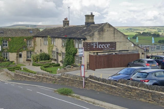 The Fleece Countryside Inn, Ripponden New Bank, Barkisland, Halifax. "Overlooking the beautiful Ryburn Valley in Calderdale, West Yorkshire offers scenic views and a tranquil atmosphere."