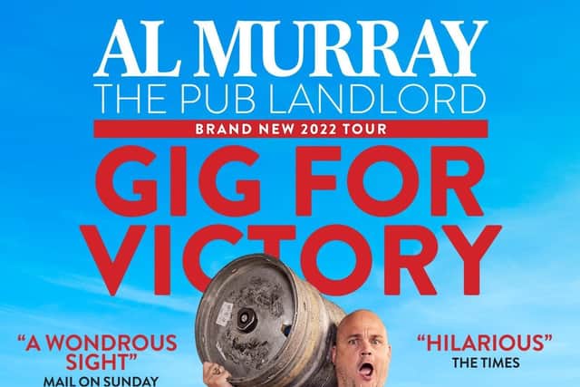 Pub landlord Al Murray is gigging for victory in Halifax
