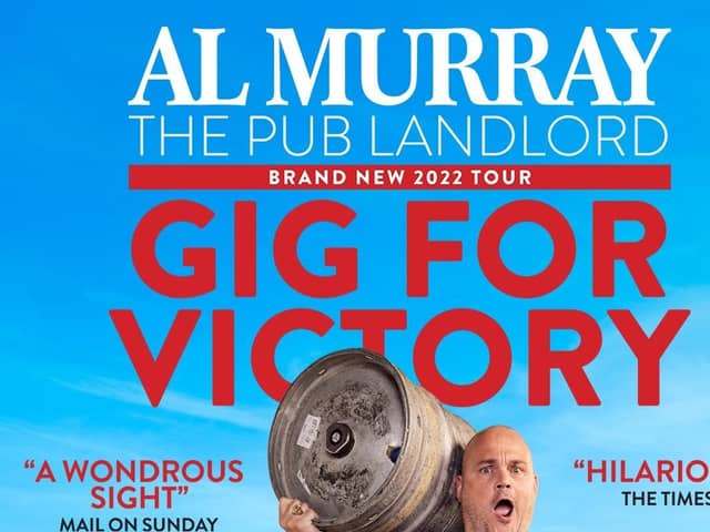 Pub landlord Al Murray is gigging for victory in Halifax