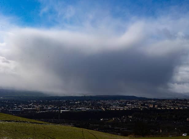 Storm clouds over Calderdale