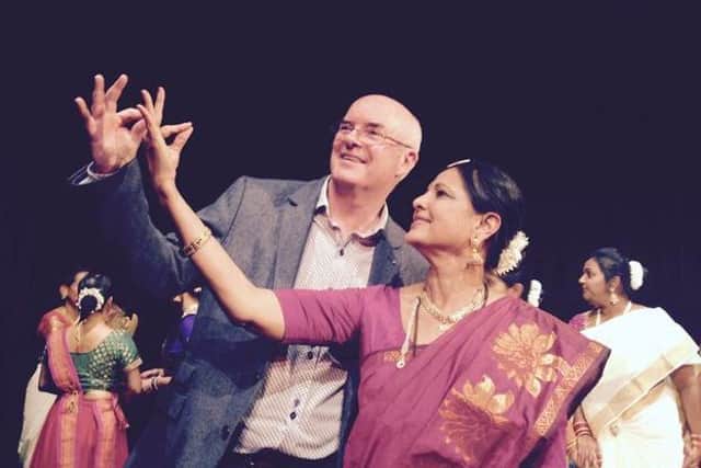 Steve Duncan with Shantha Rao of Annapurna Dance